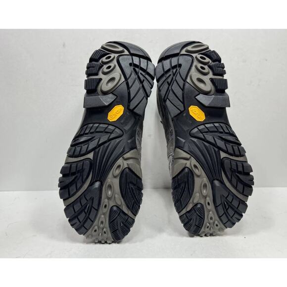 Merrell Women's 12 Wide Moab 2 Mid WP Hiking Boots Granite Gray Waterproof - Picture 4 of 8